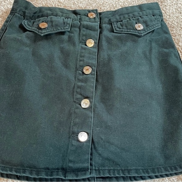 Forever 21 Blackish Green Short Skirt Size Small - Picture 13 of 14